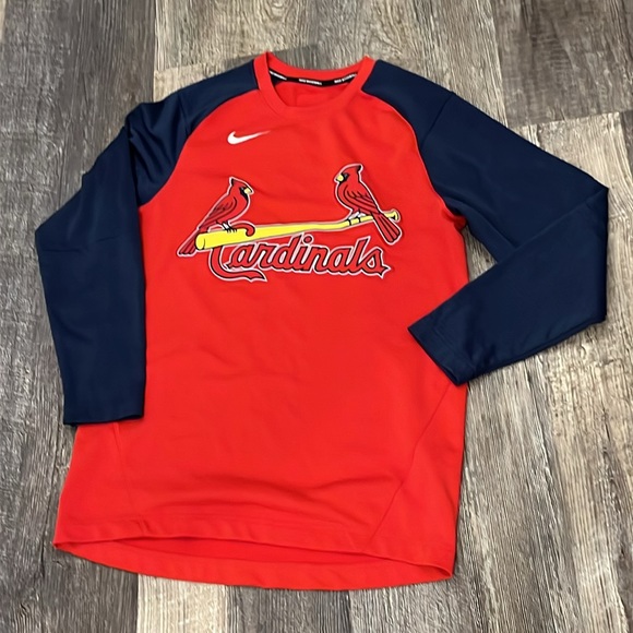 St. Louis Cardinal Nike Issued Pullover Engineered Embroidered Men Size S - Picture 6 of 10